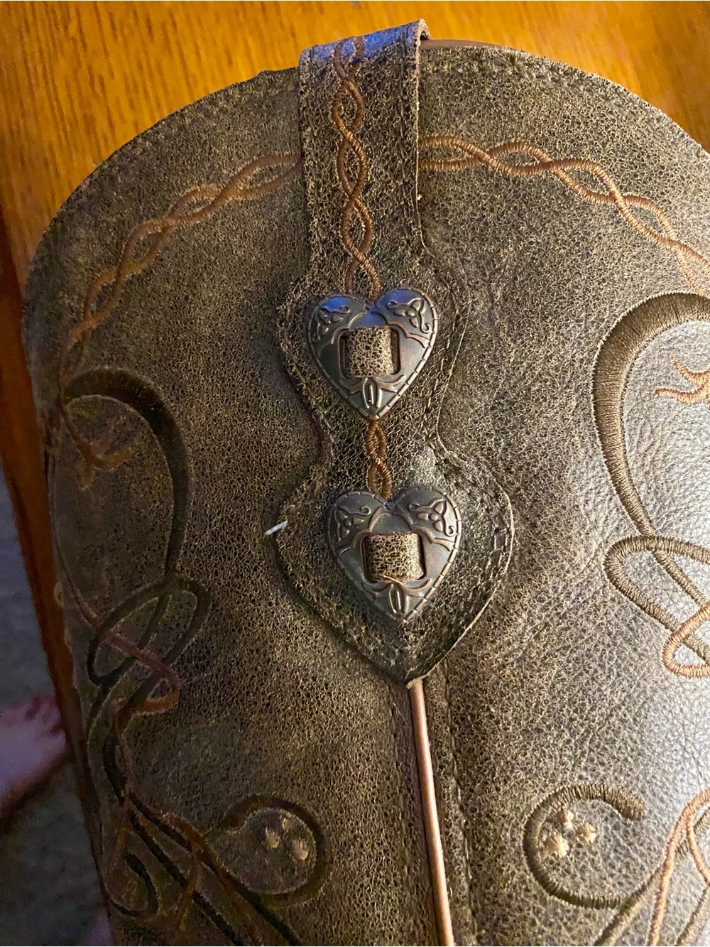 NWOT- Boot Barn Brown Embroidered Cowgirl Boots - Picture 5 of 8